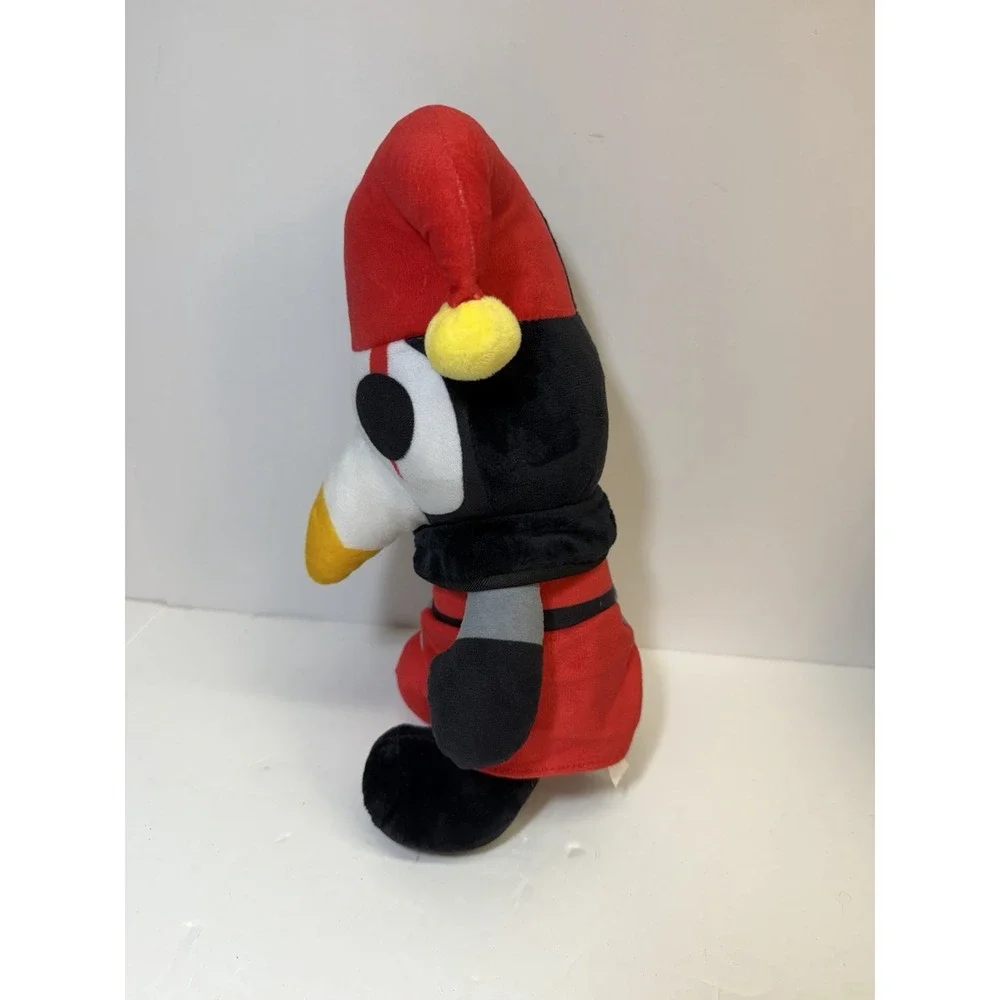 Plague Doctor Jester Red Black Plush Doll 8